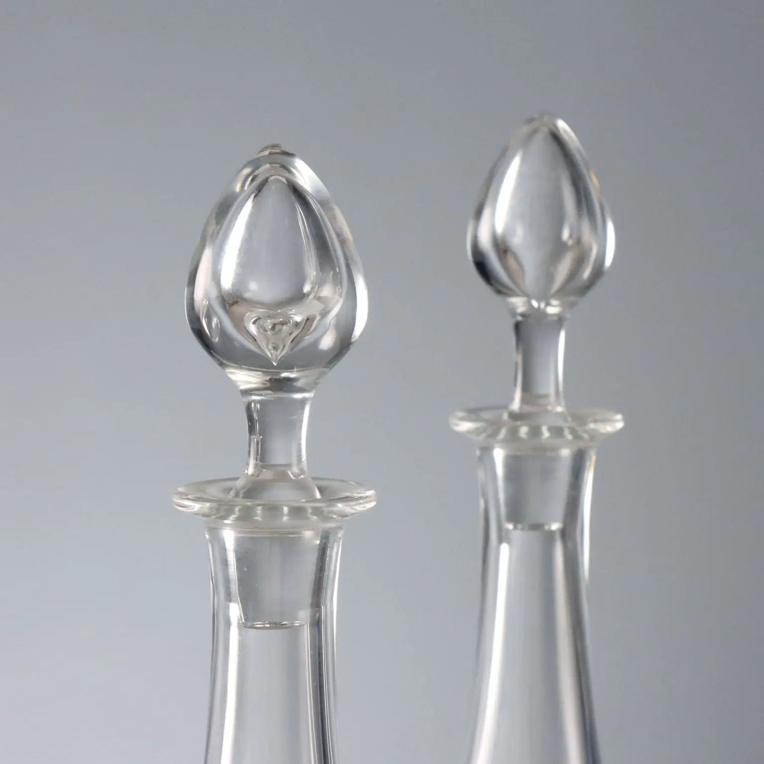 Vintage Bottles Baccarat Crystal France XX Century