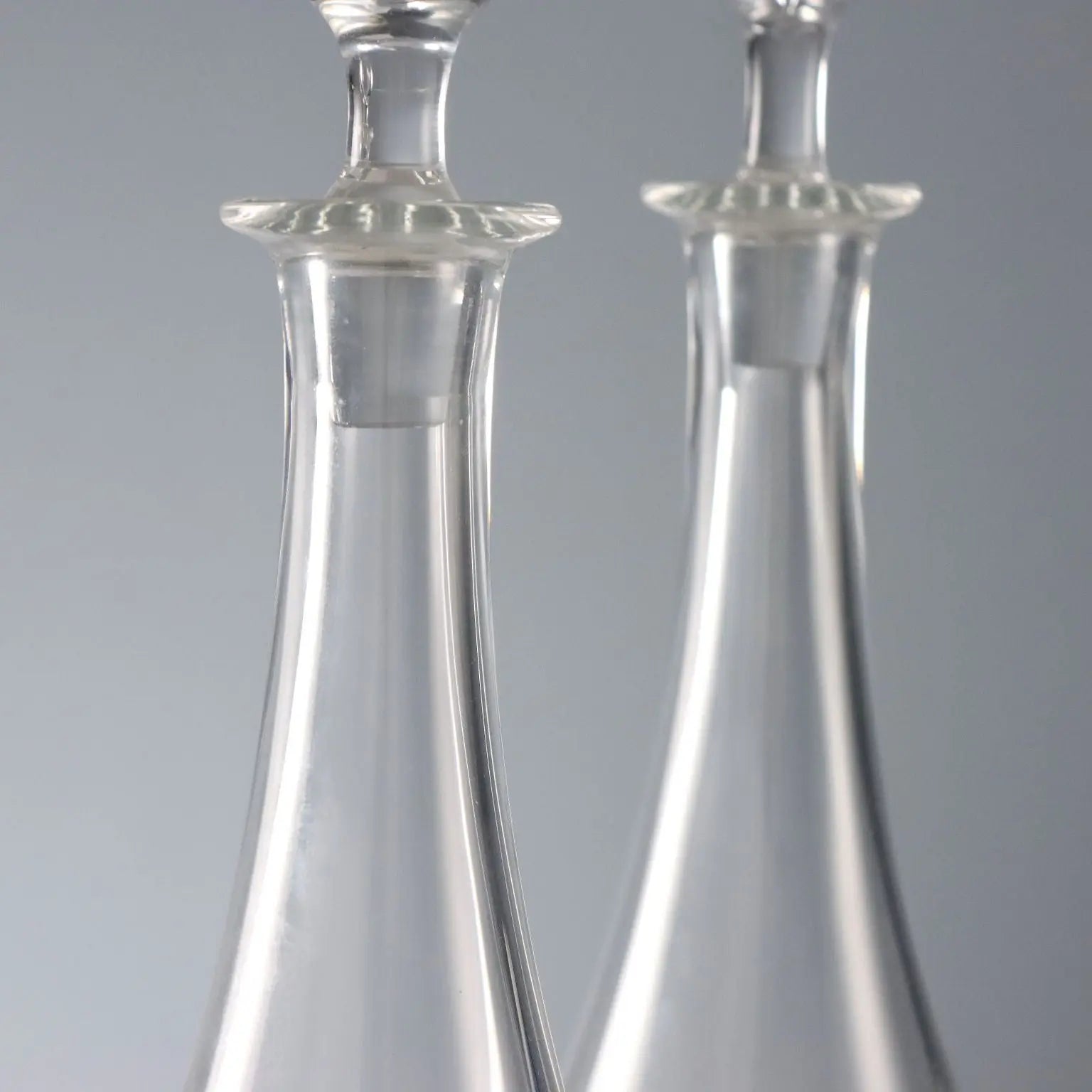 Vintage Bottles Baccarat Crystal France XX Century