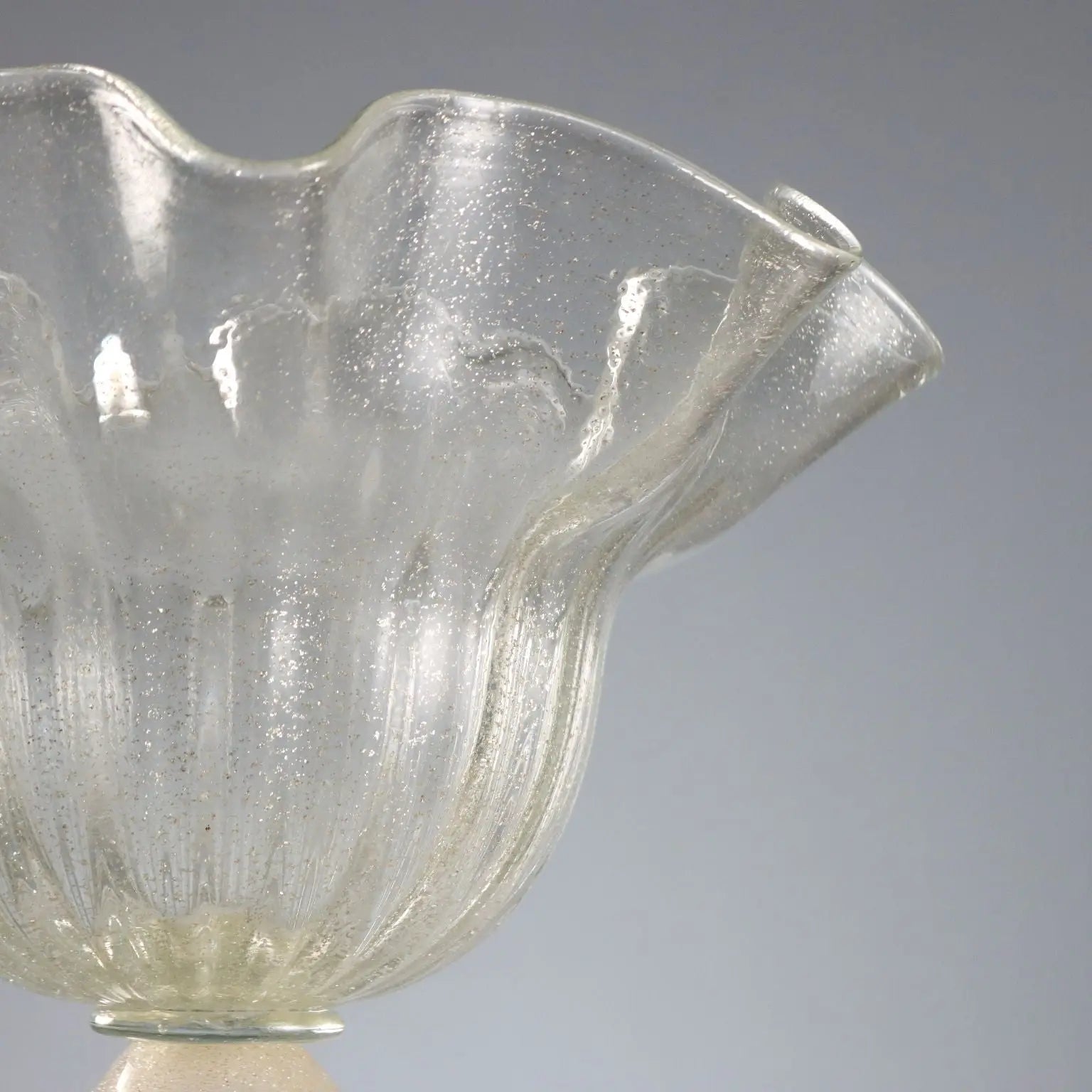 Vintage Centerpiece Murano Art Glass Italy 1980s-1990s