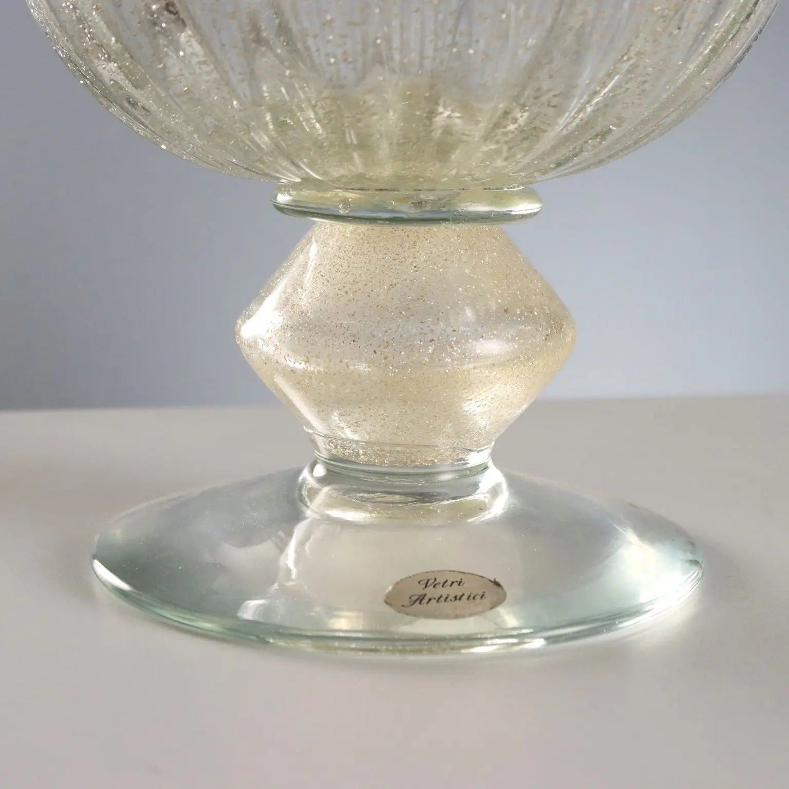 Vintage Centerpiece Murano Art Glass Italy 1980s-1990s