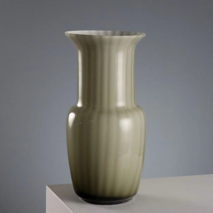 Vintage Vase Murano Glass Decorated Italy 1960s