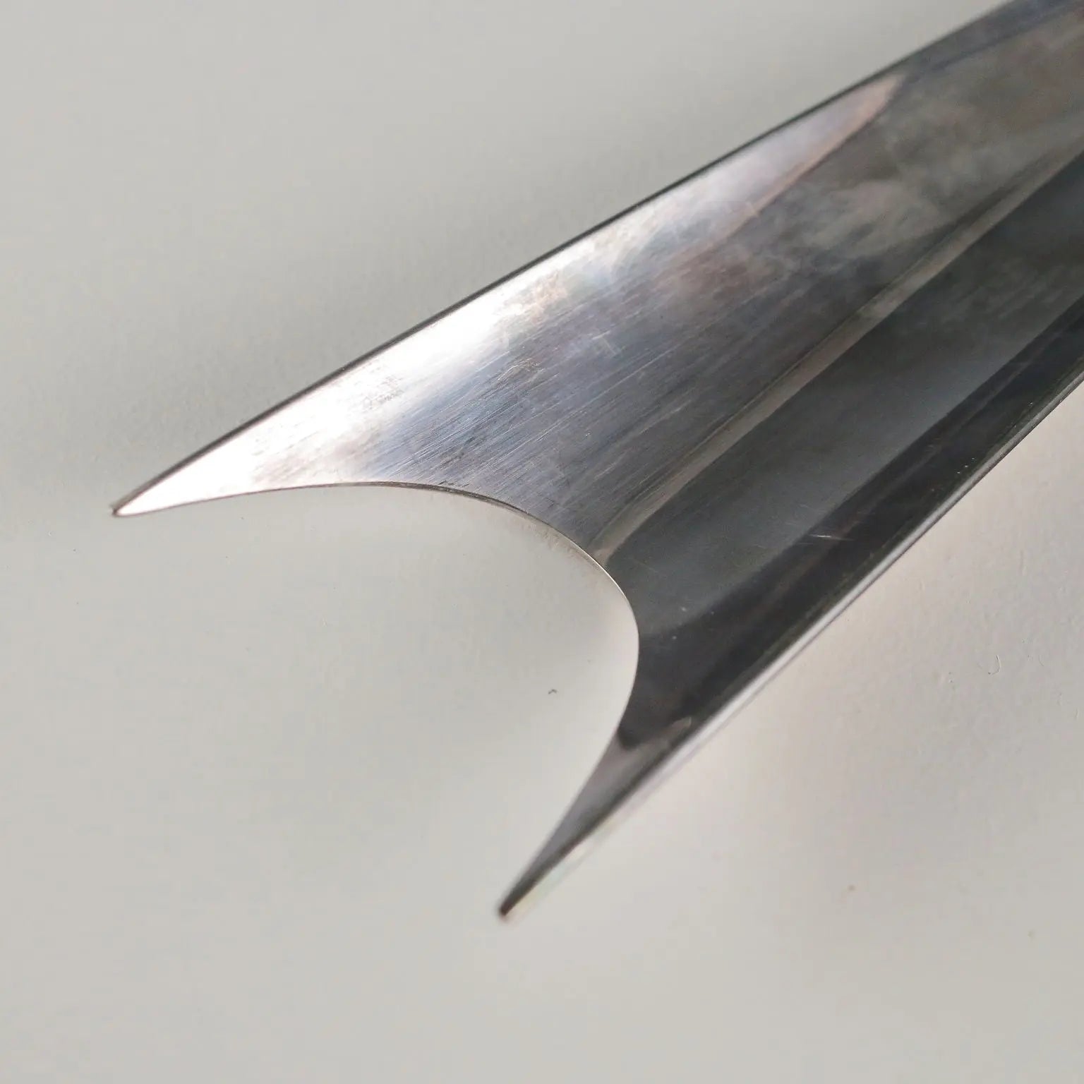 Lino Sabattini Salad Cutlery Union Silvered Metal Italy 1975