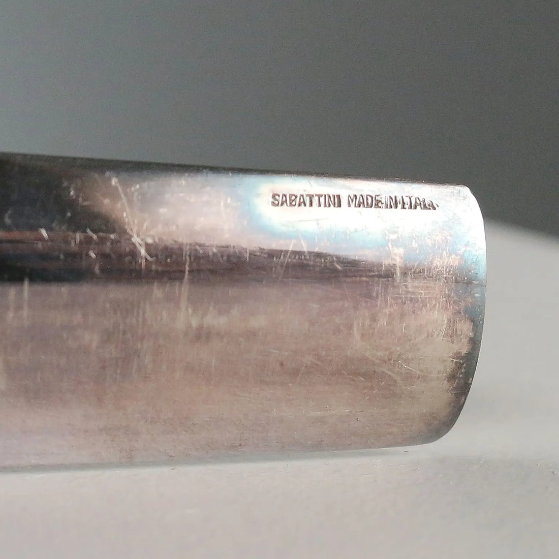 Lino Sabattini Salad Cutlery Union Silvered Metal Italy 1975