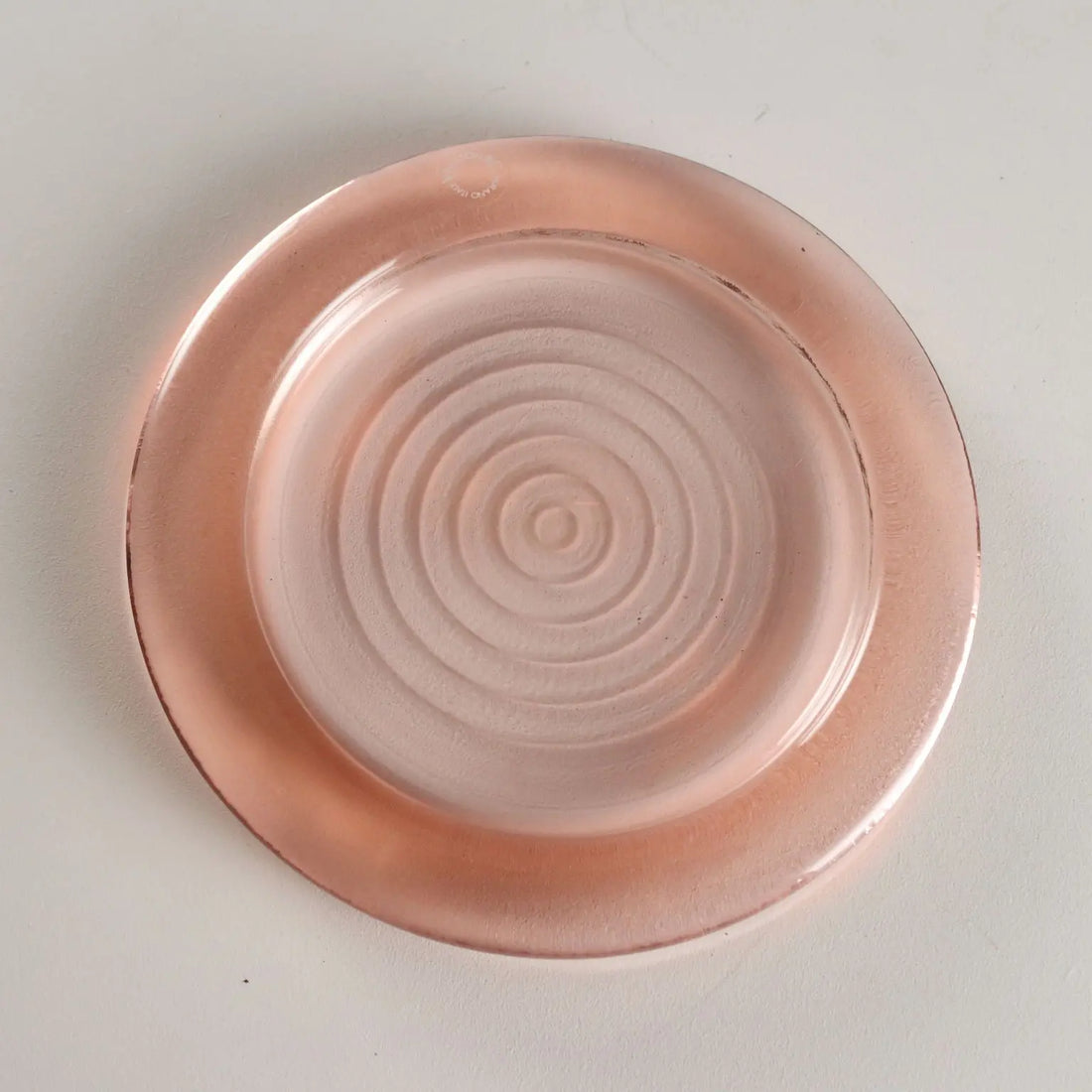 Vintage Glass Plate Nason & Co. Italy 1990s
