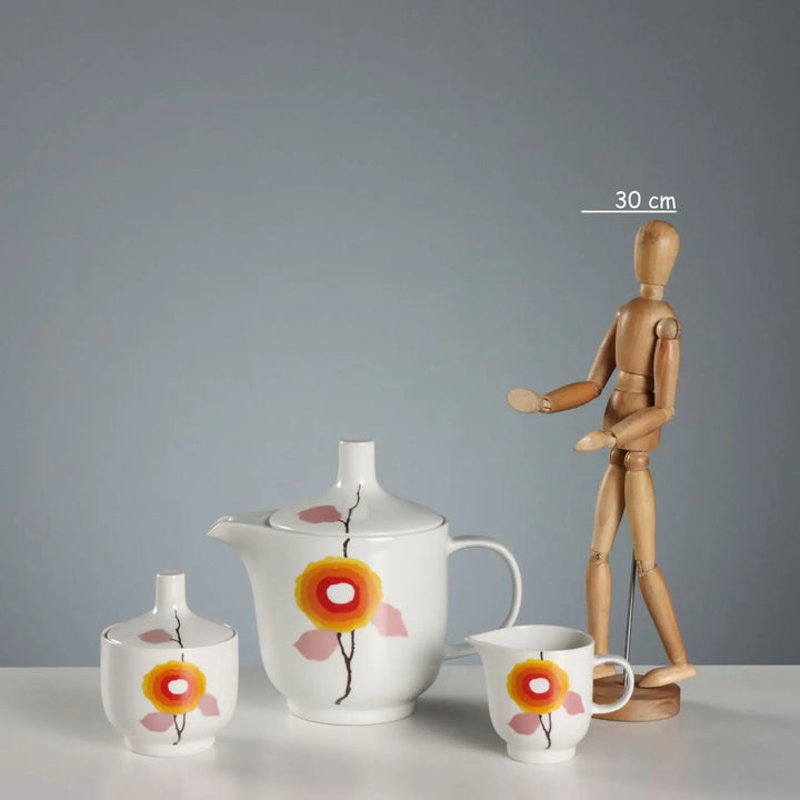 Vintage Tea and Coffee Set Hutscenreuther Man. Germany 1970s