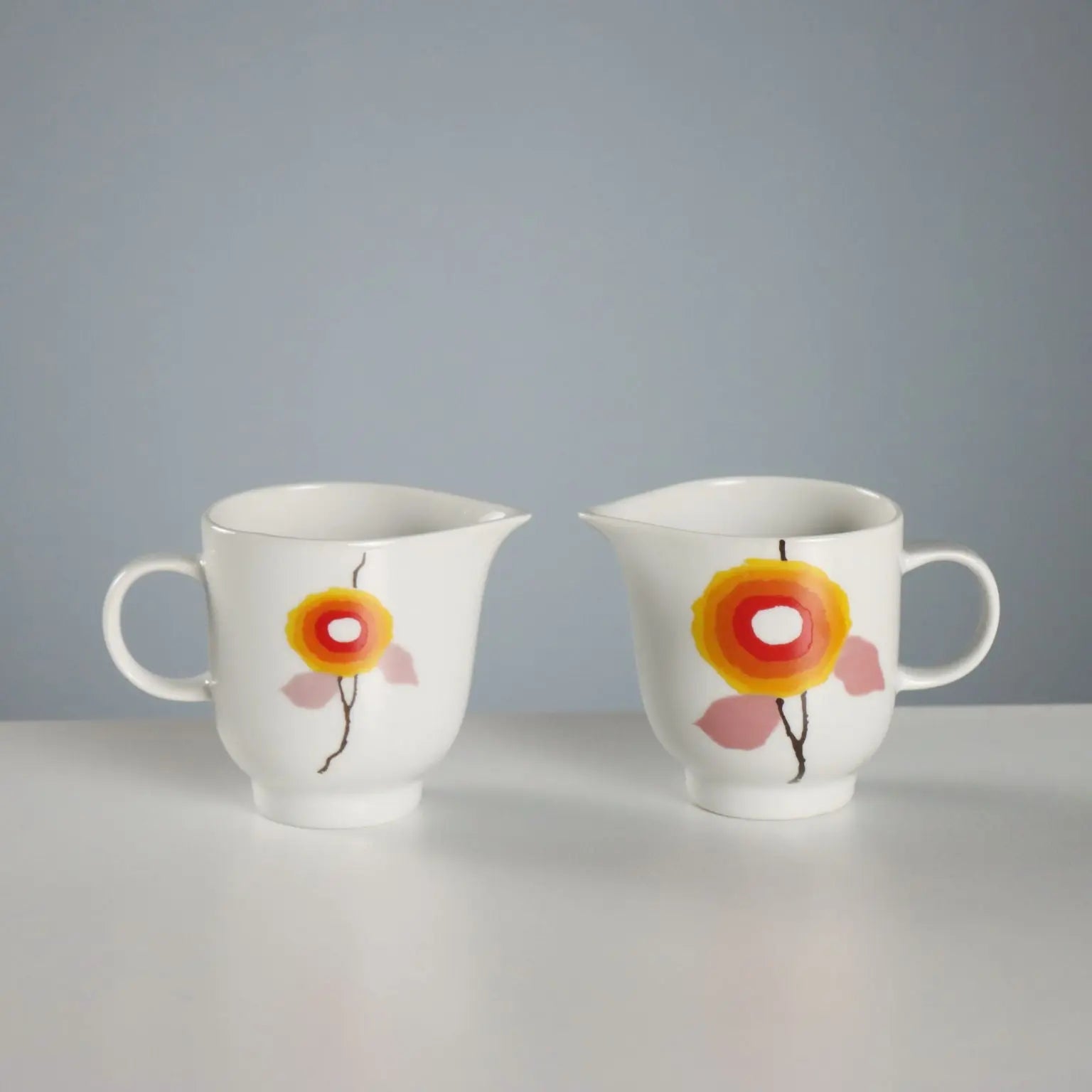Vintage Tea and Coffee Set Hutscenreuther Man. Germany 1970s