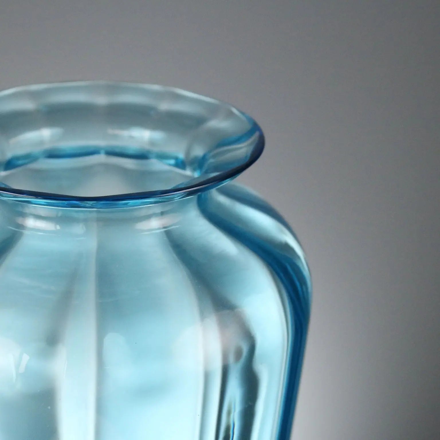 Vintage Vase Blown Glass Auras Venice Italy 1980s