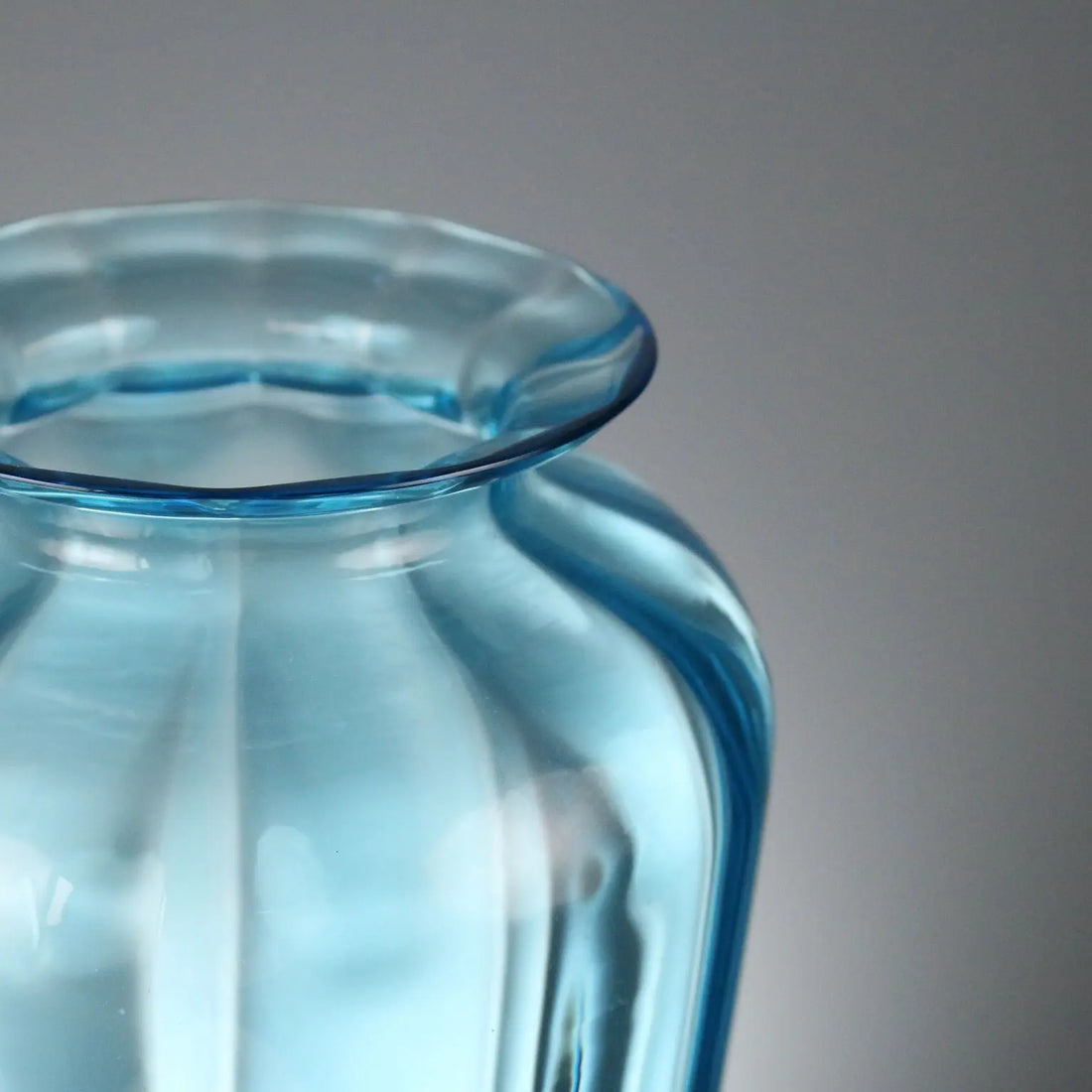 Vintage Vase Blown Glass Auras Venice Italy 1980s