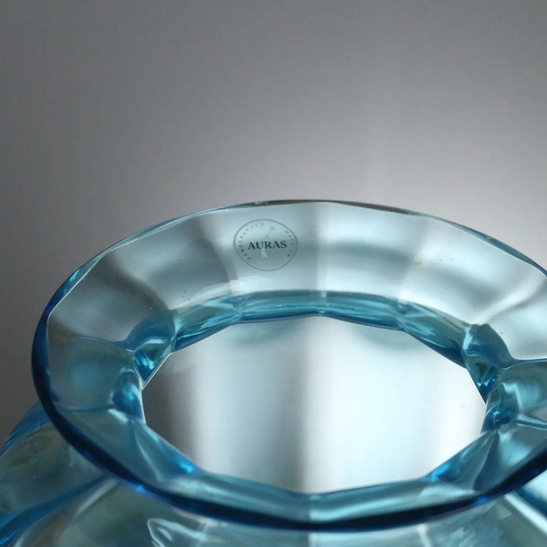 Vintage Vase Blown Glass Auras Venice Italy 1980s