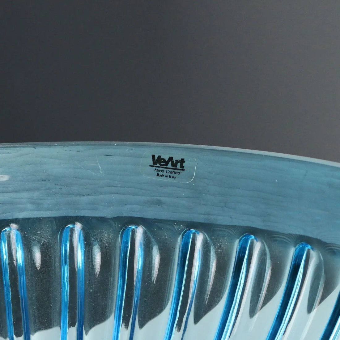 VeArt Murano Vintage Centerpiece Glass Italy 1980s