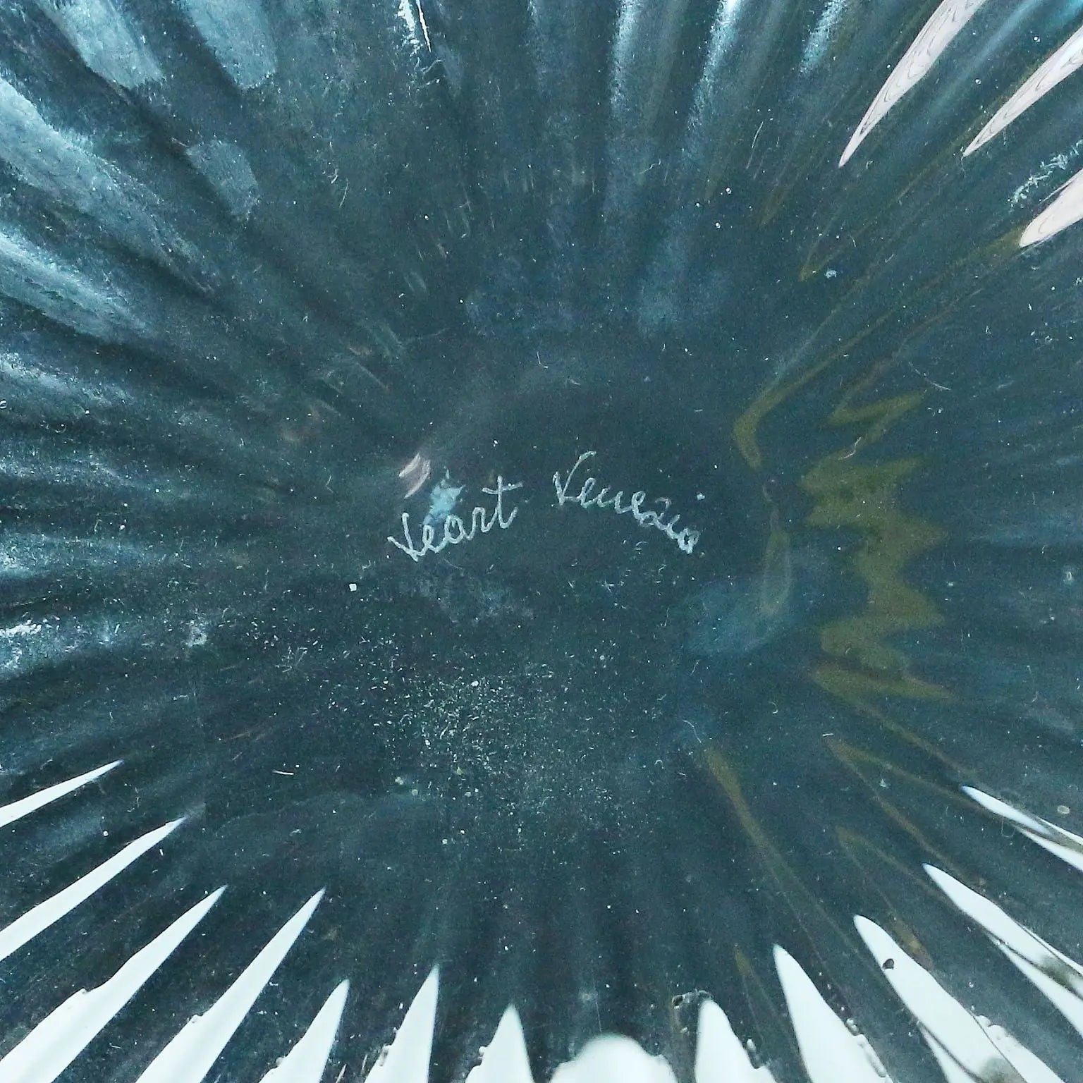 VeArt Murano Vintage Centerpiece Glass Italy 1980s