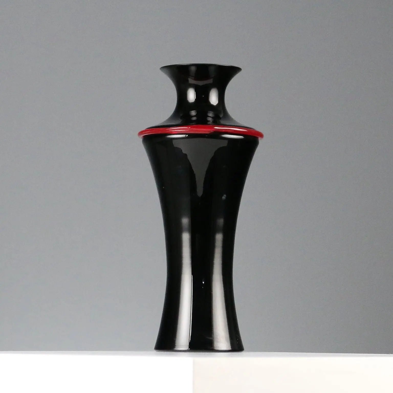 Vintage Vase VeArt Murano Glass Design Italy 1990s