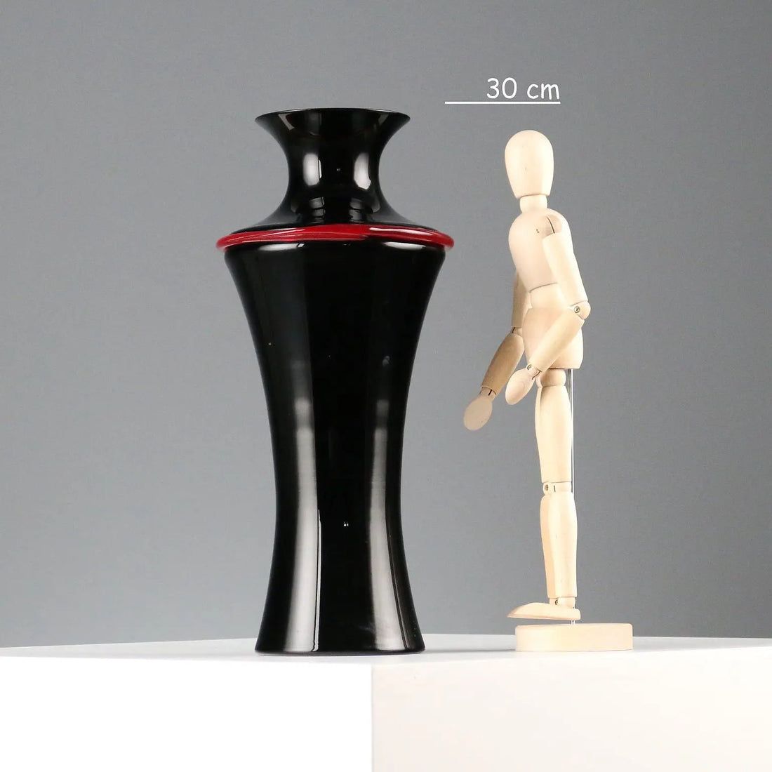 Vintage Vase VeArt Murano Glass Design Italy 1990s