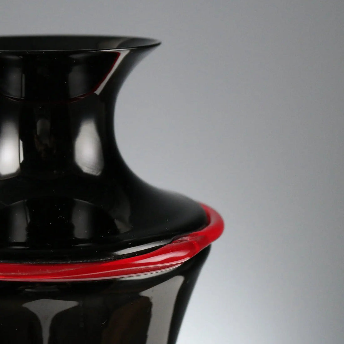 Vintage Vase VeArt Murano Glass Design Italy 1990s