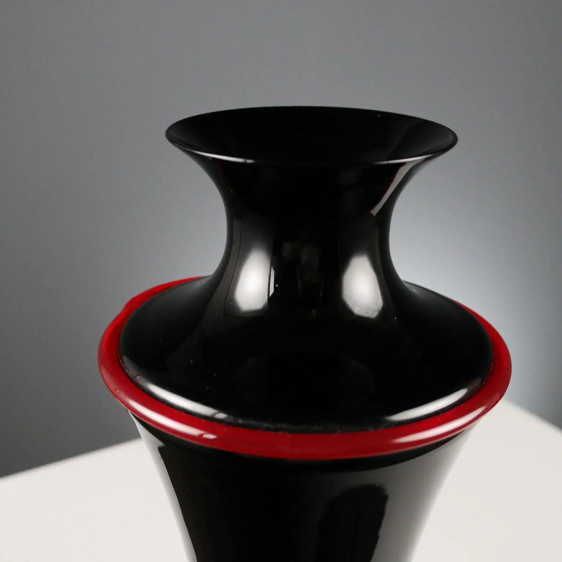 Vintage Vase VeArt Murano Glass Design Italy 1990s