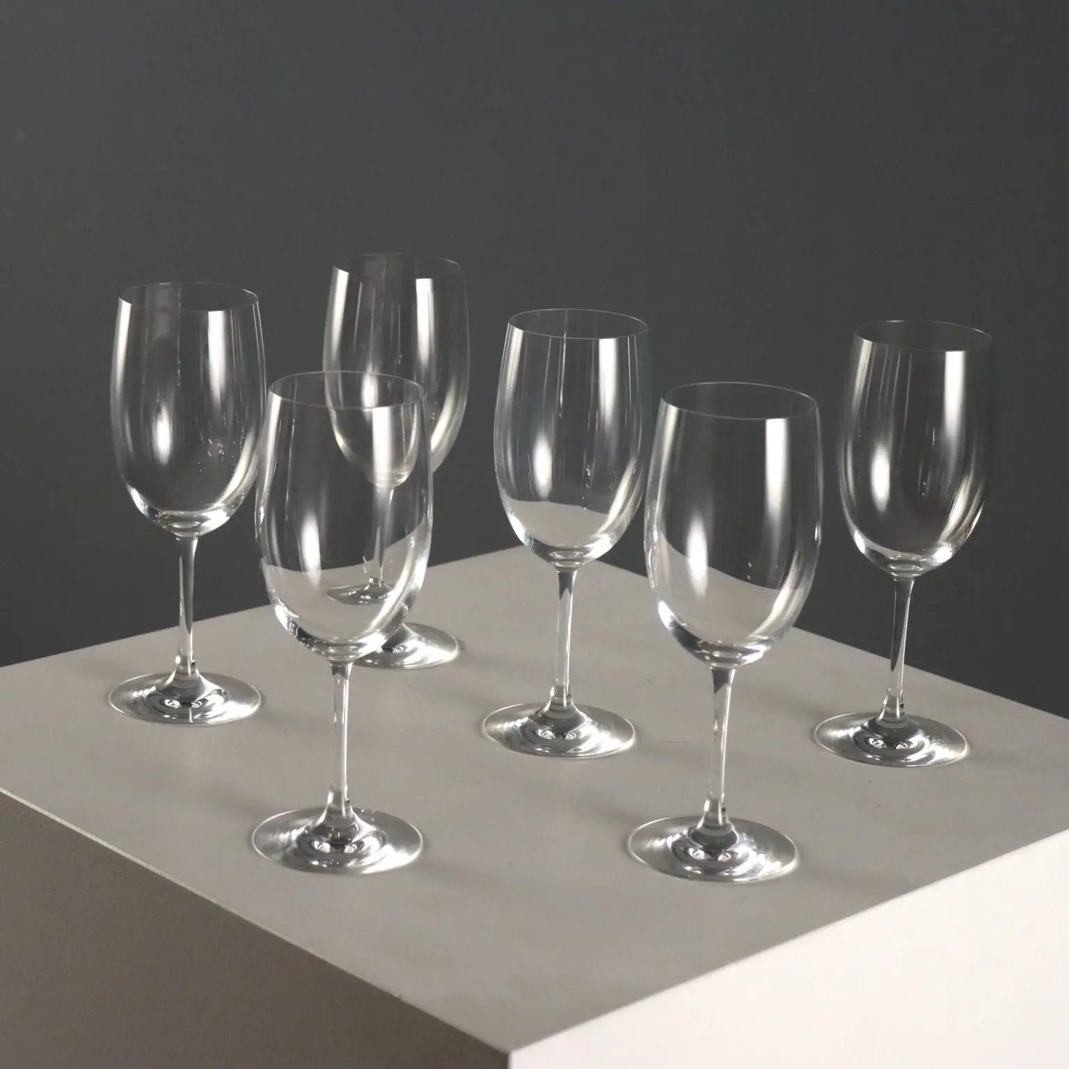 Vintage Wine Glasses Baccarat Crystal France XX Century