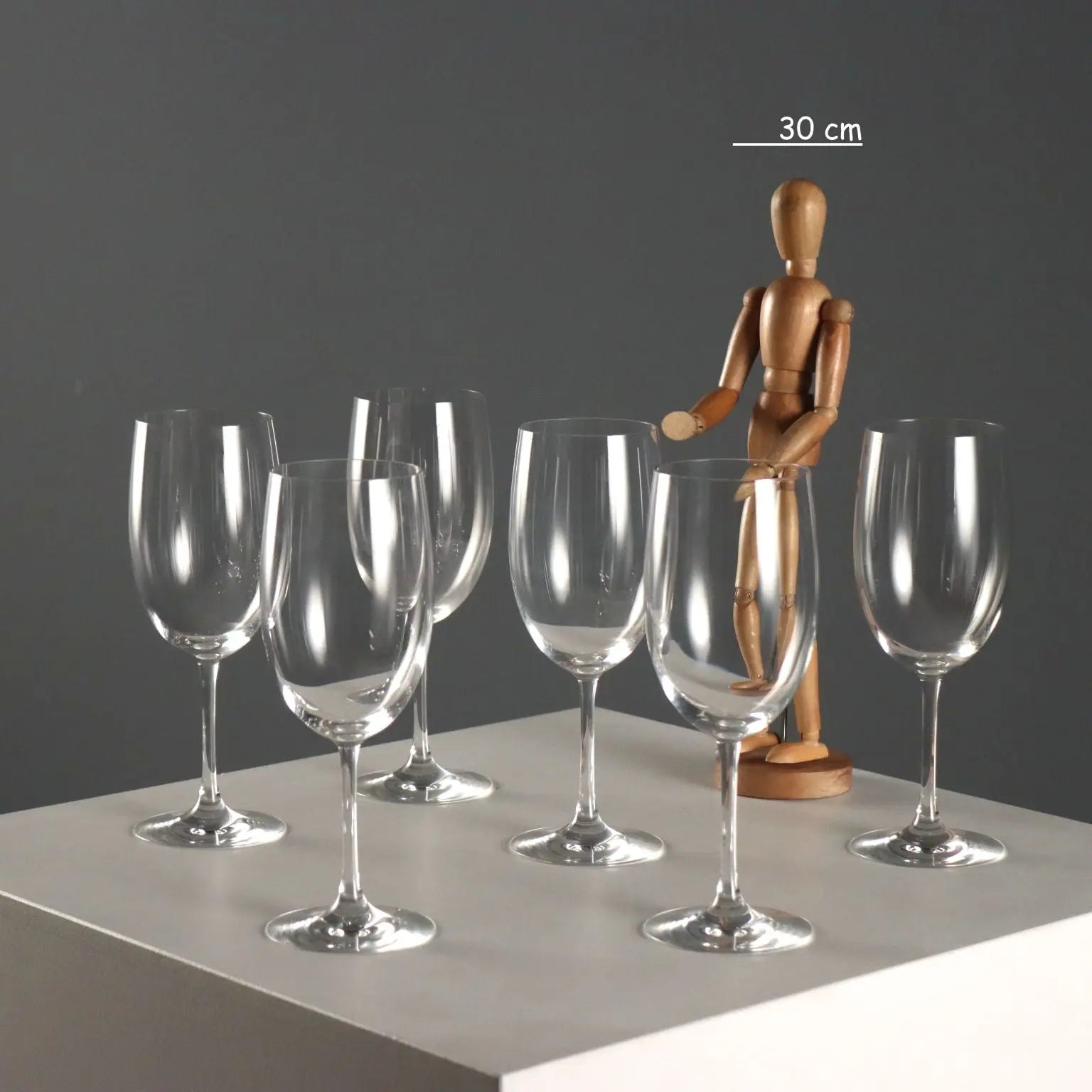 Vintage Wine Glasses Baccarat Crystal France XX Century