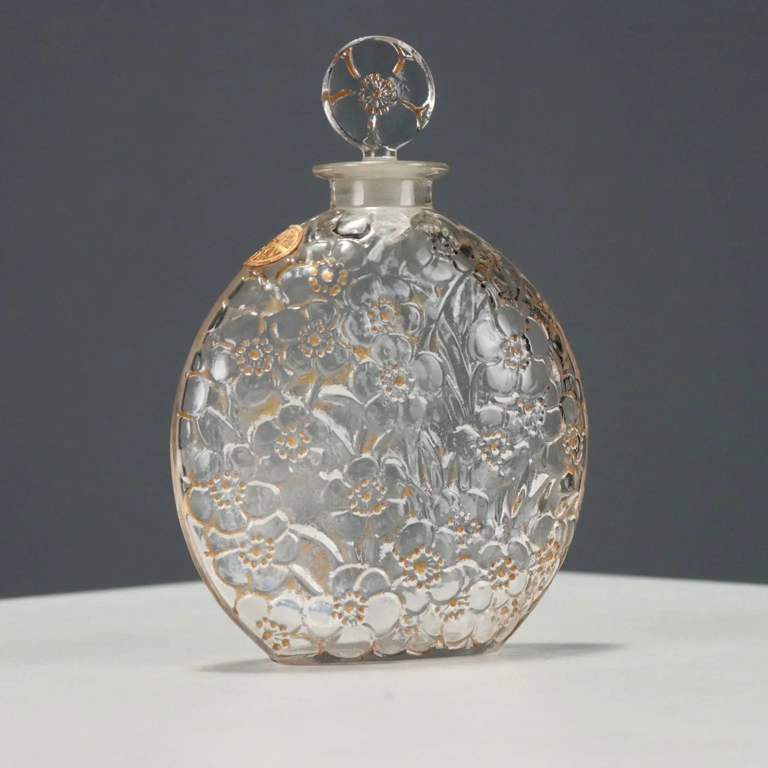 Le Lys Bottle for D'Orsay René Lalique Glass France Early XX Century