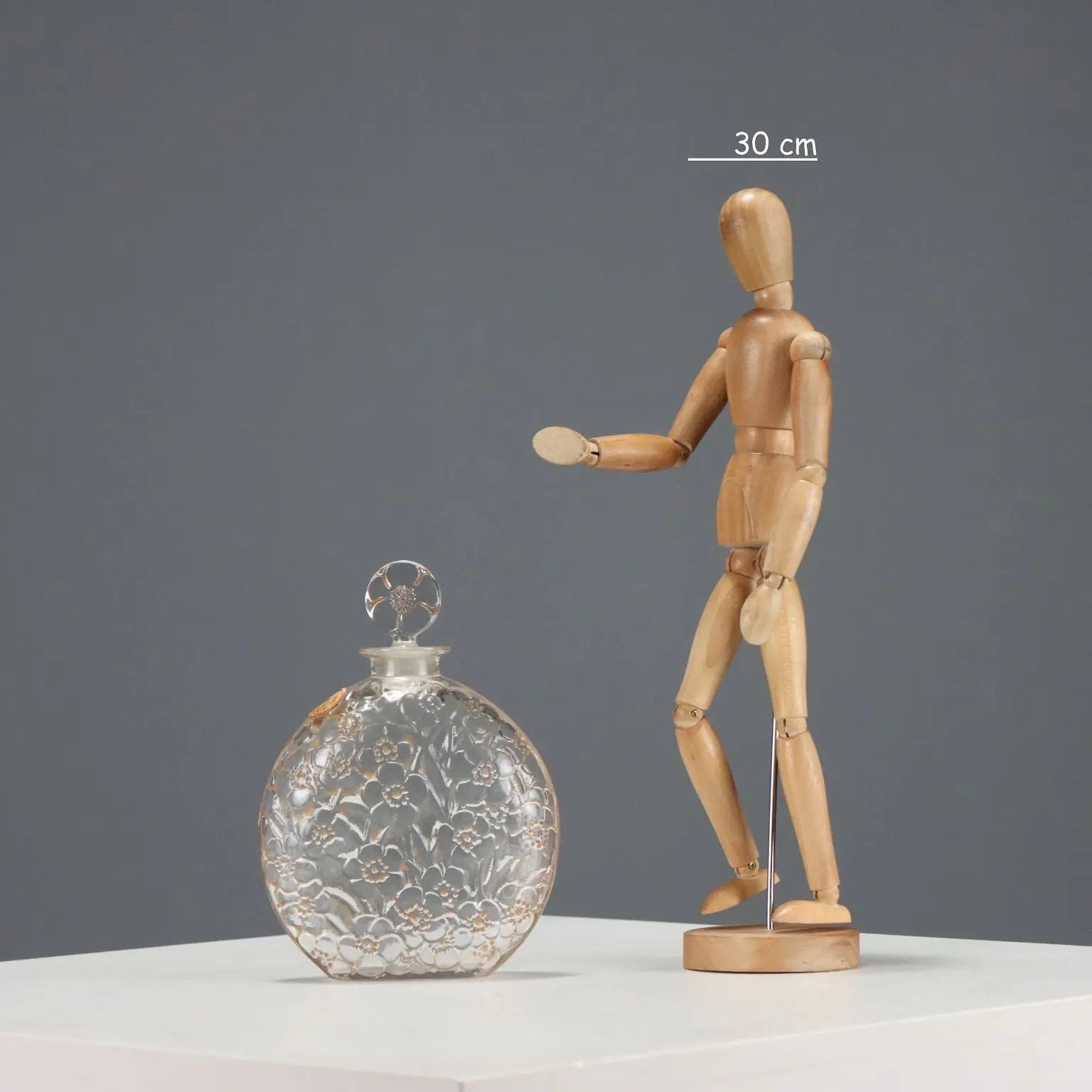Le Lys Bottle for D'Orsay René Lalique Glass France Early XX Century