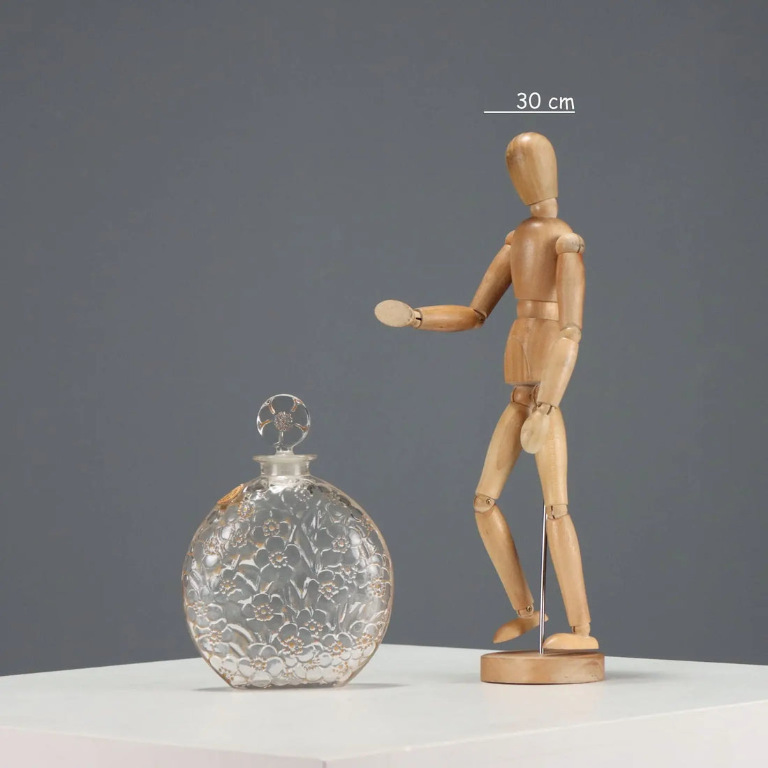 Le Lys Bottle for D'Orsay René Lalique Glass France Early XX Century