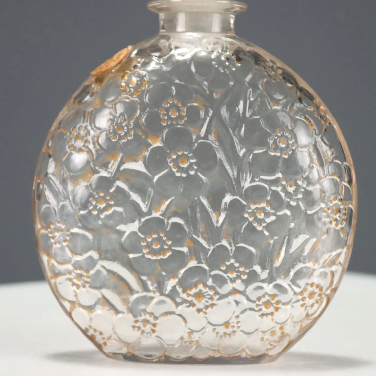 Le Lys Bottle for D'Orsay René Lalique Glass France Early XX Century