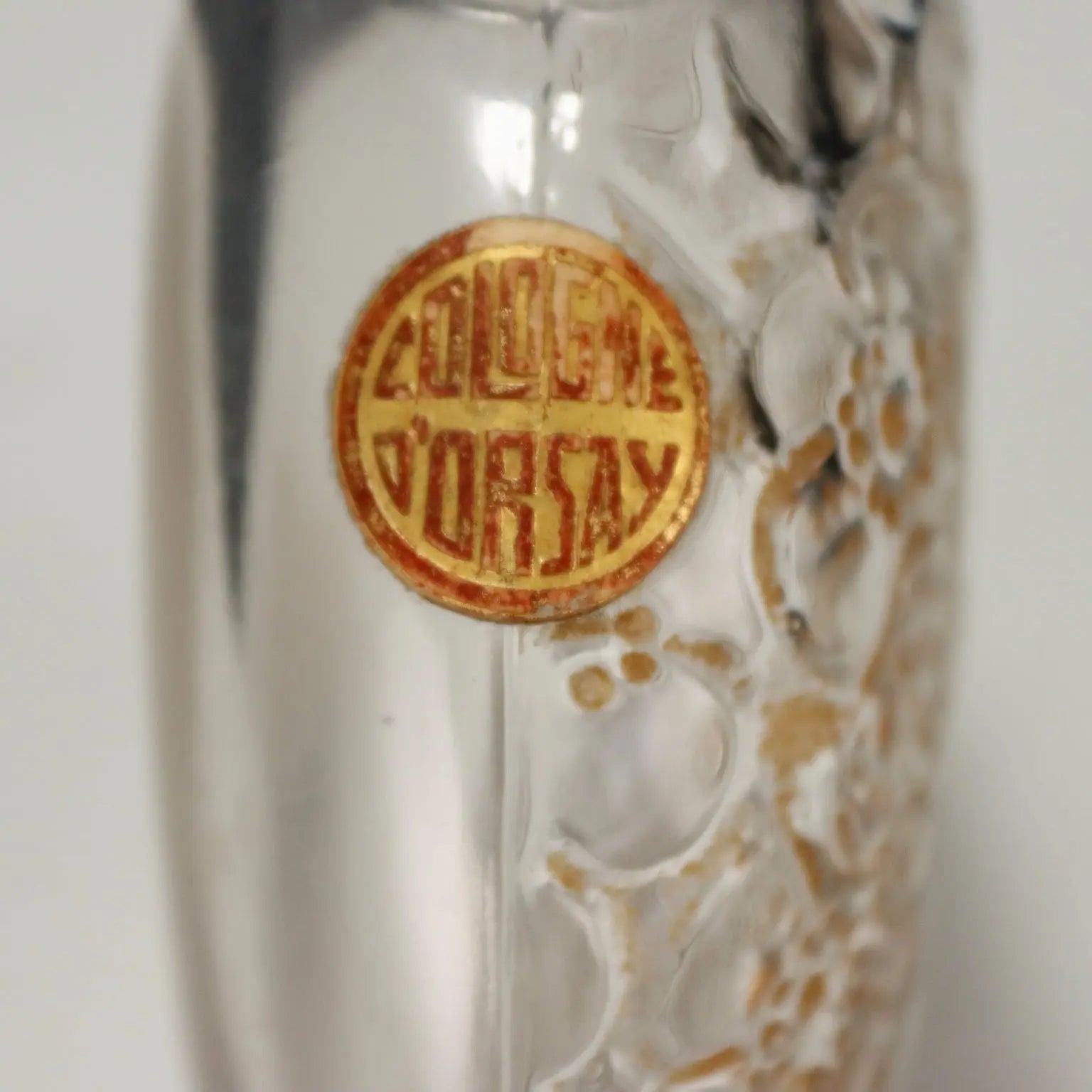 Le Lys Bottle for D'Orsay René Lalique Glass France Early XX Century