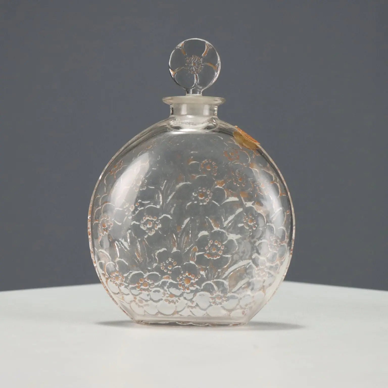 Le Lys Bottle for D'Orsay René Lalique Glass France Early XX Century