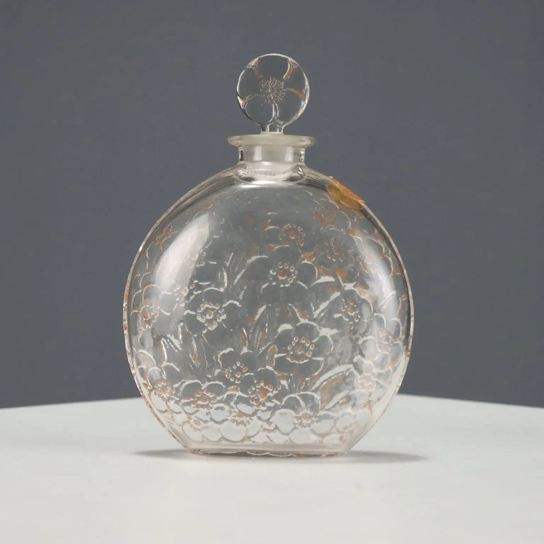 Le Lys Bottle for D'Orsay René Lalique Glass France Early XX Century