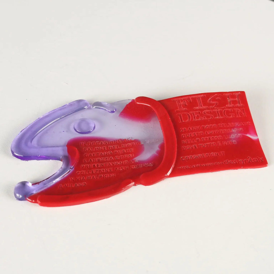 Gaetano Pesce Exhibition Invitation Fish Design Italy 2004