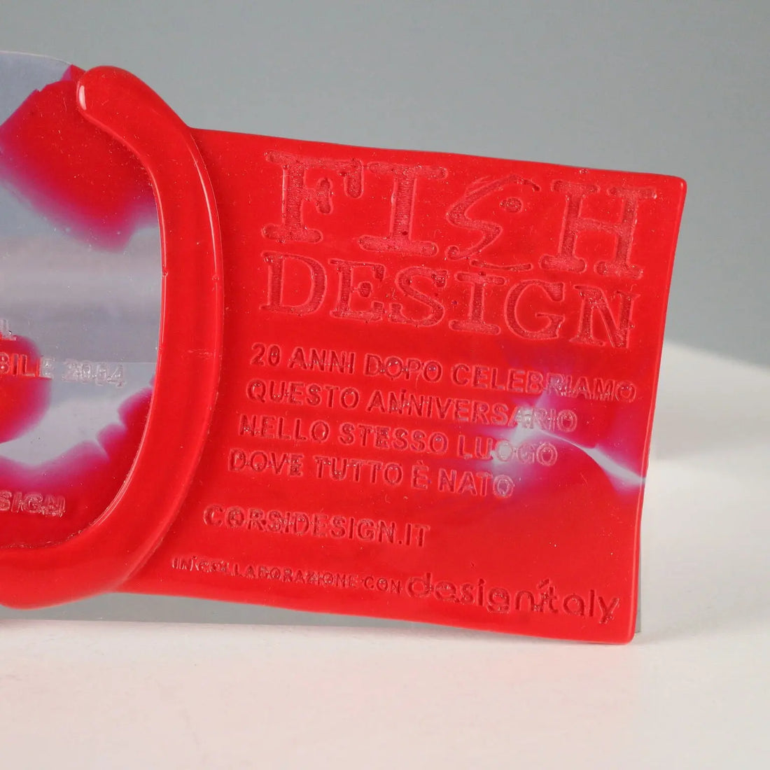 Gaetano Pesce Exhibition Invitation Fish Design Italy 2004