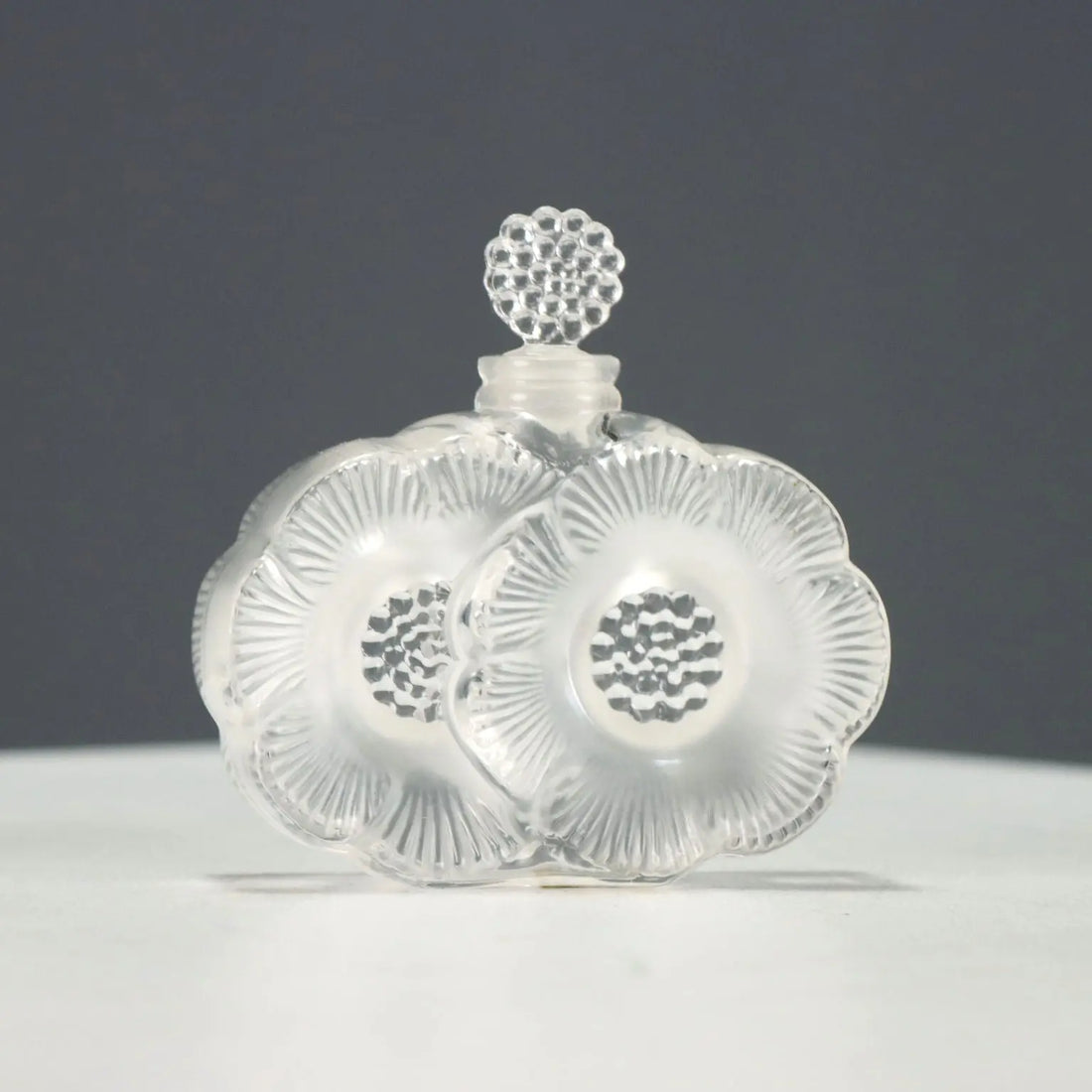 Perfume Bottle Lalique Paris Deux Fleurs France XX Century