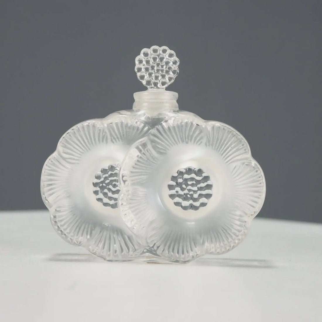 Perfume Bottle Lalique Paris Deux Fleurs France XX Century