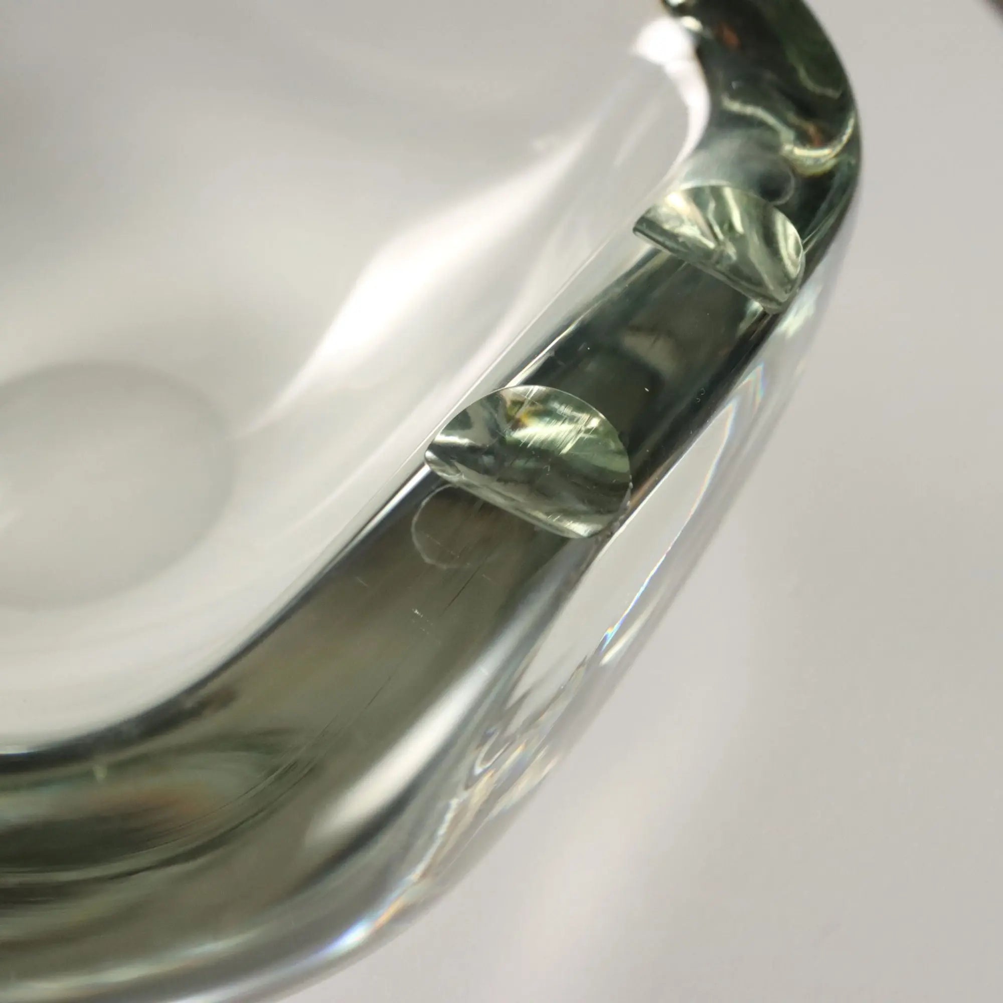 Vintage Ashtray Barbini Manufacture Glass Italy 1980s-1990s