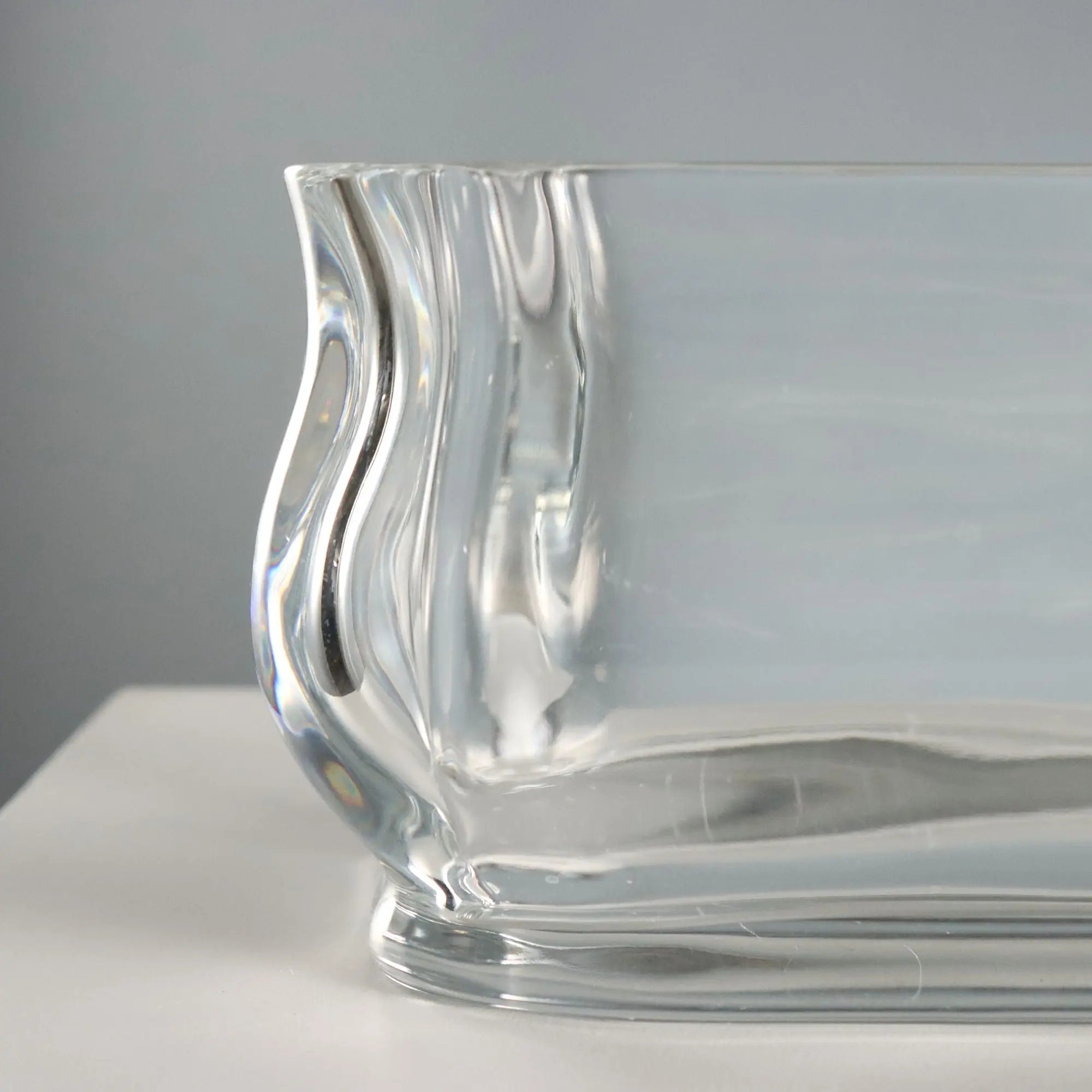 Vintage Centerpiece Baccarat Crystal France 1980s-1990s
