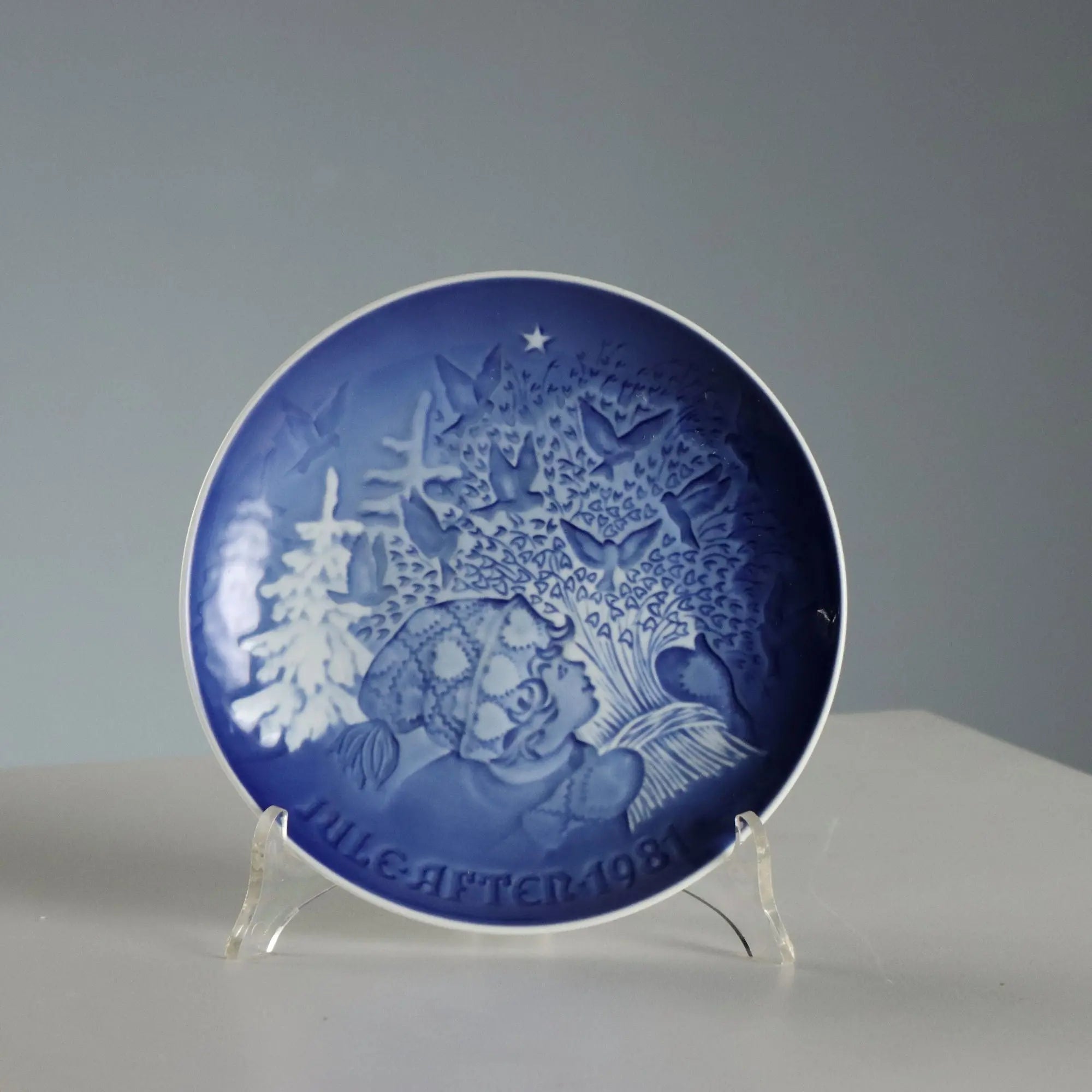 Set of 15 Bing & Grøndahl Copenhagen Plates Porcelain Denmark '900