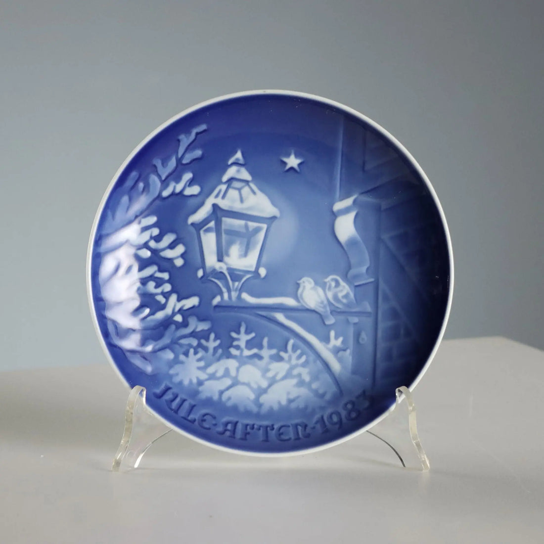 Set of 15 Bing & Grøndahl Copenhagen Plates Porcelain Denmark '900