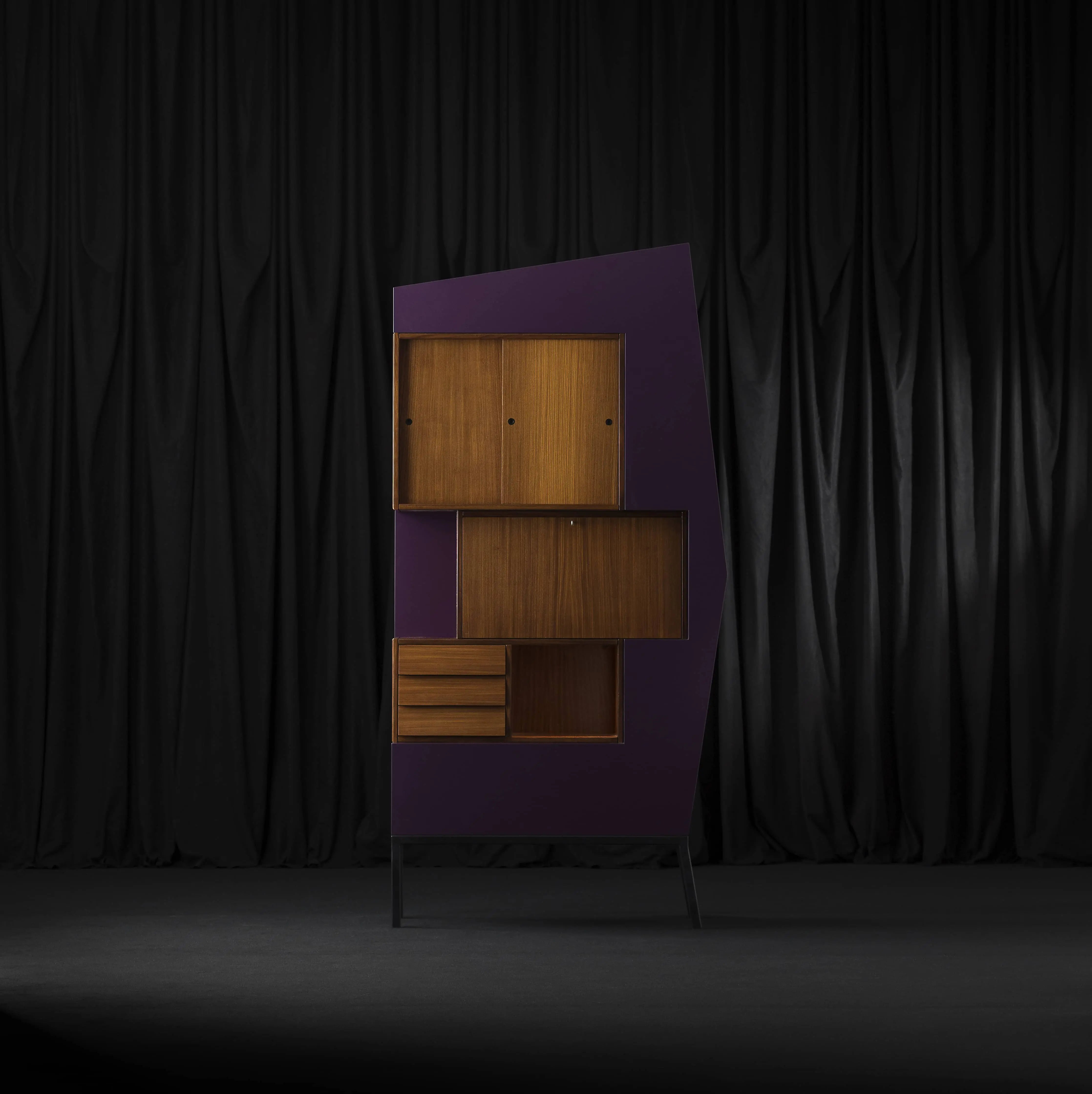 Piet Cabinet Echo by Di Mano in Mano Wood Italy 2000s | Modernism | Furnitures