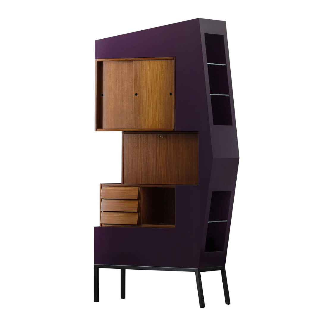 Piet Cabinet Echo by Di Mano in Mano Wood Italy 2000s | Modernism | Furnitures