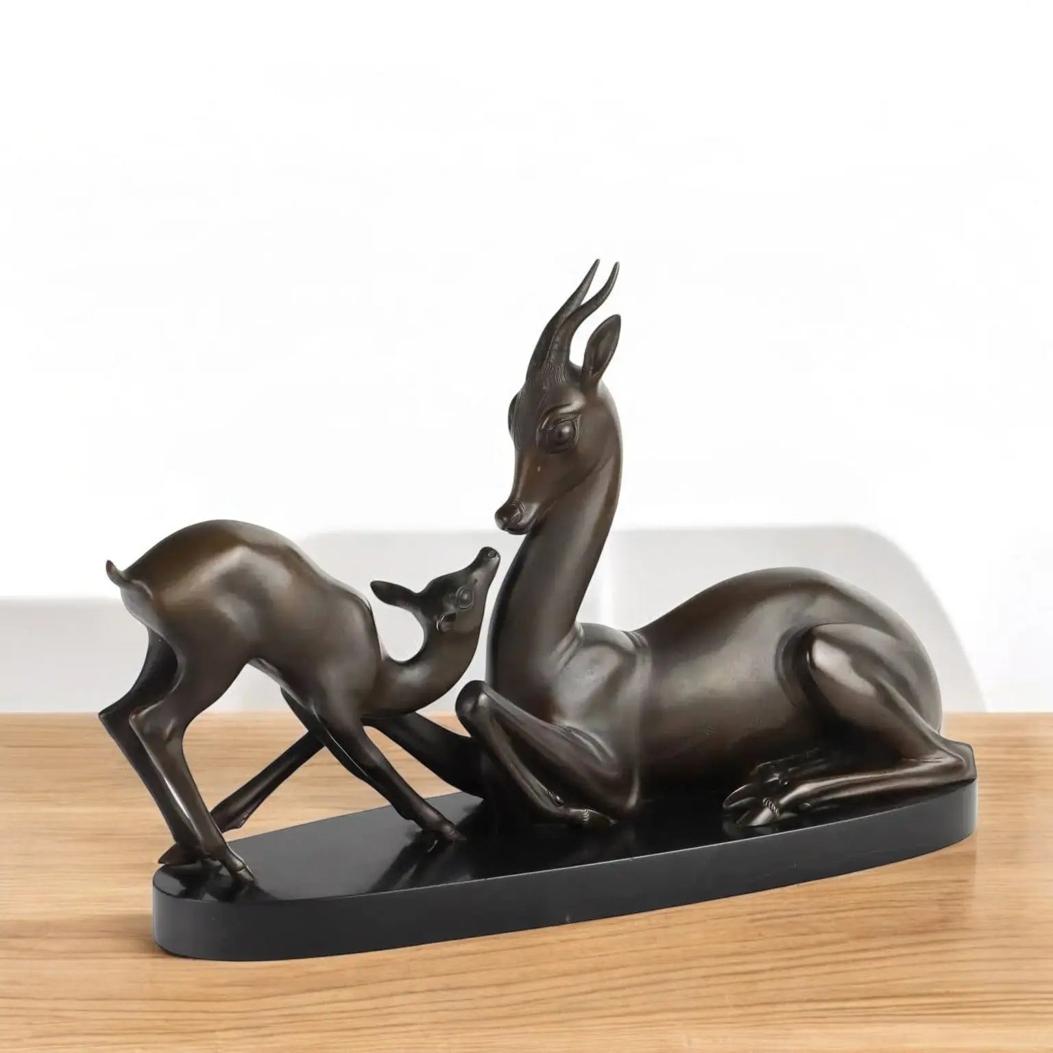 Antique Deers Signed Sirio Tofanari Bronze Italy XX Century - Italy, Early XX Century | Antiques | Bronzes