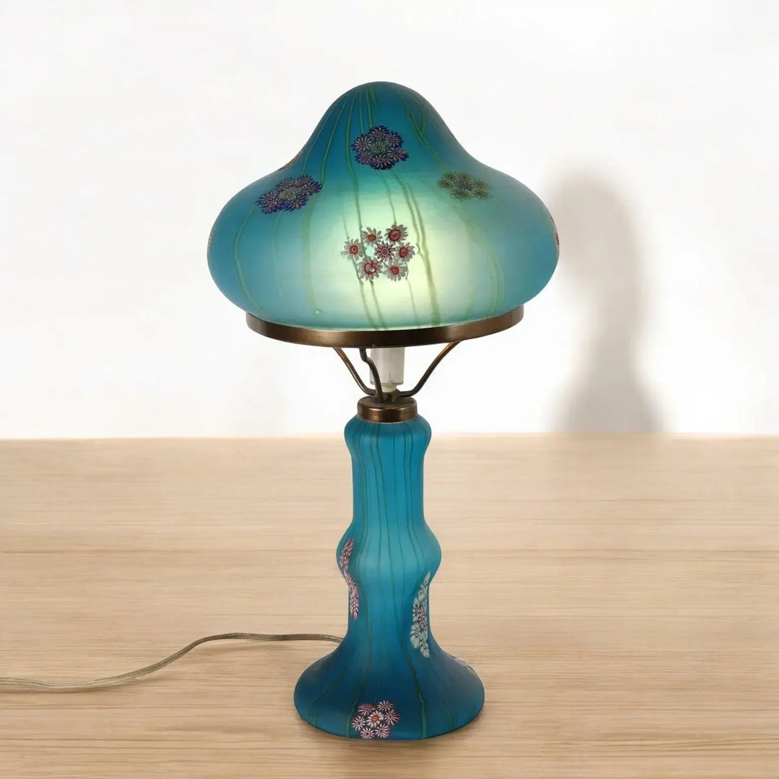 Vintage 1950s Table Lamp Millefiori by F.lli Toso Glass Italy - Italy, 1950s | Modernism | 