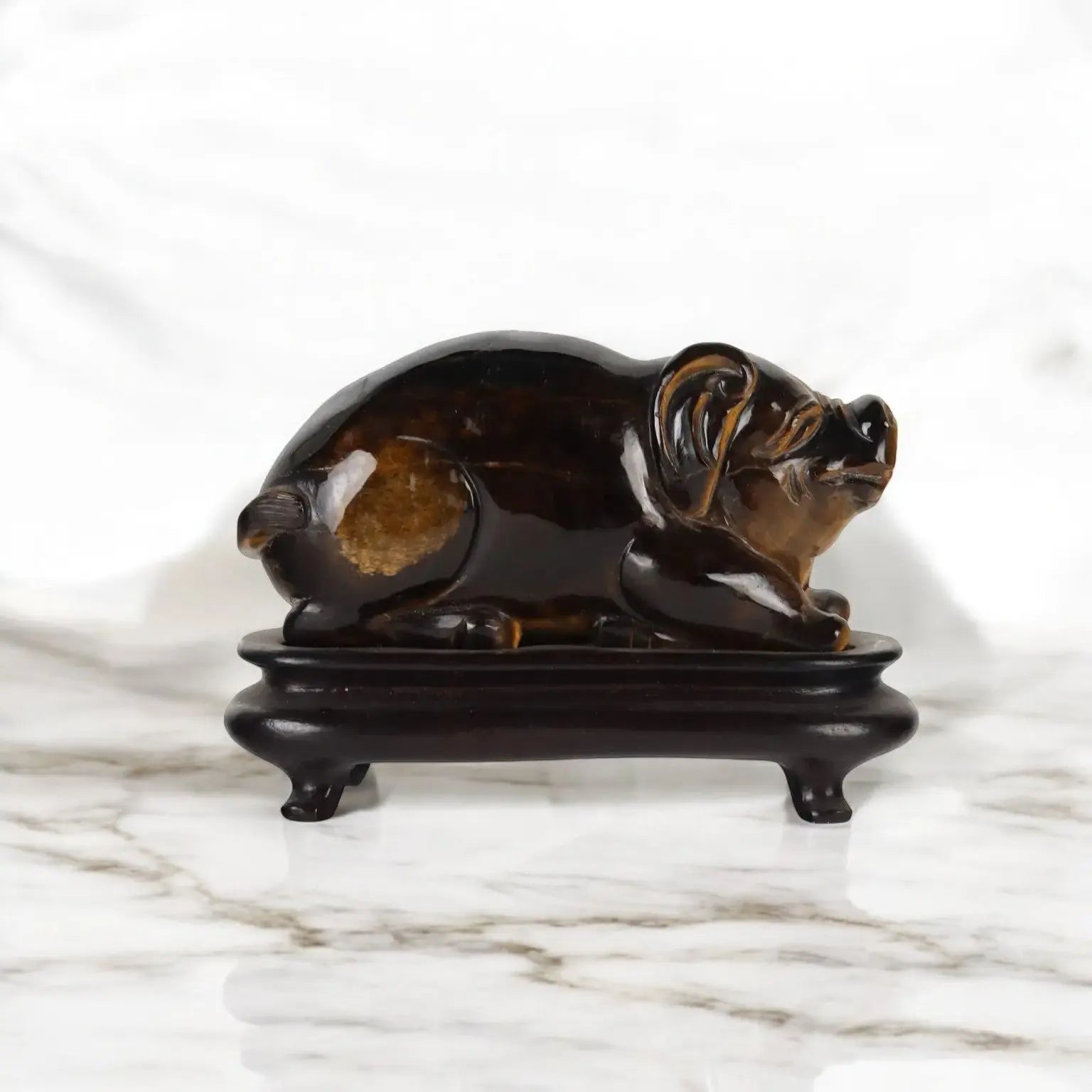 Pig Stone China XX Century | Antiques  Fancy Goods