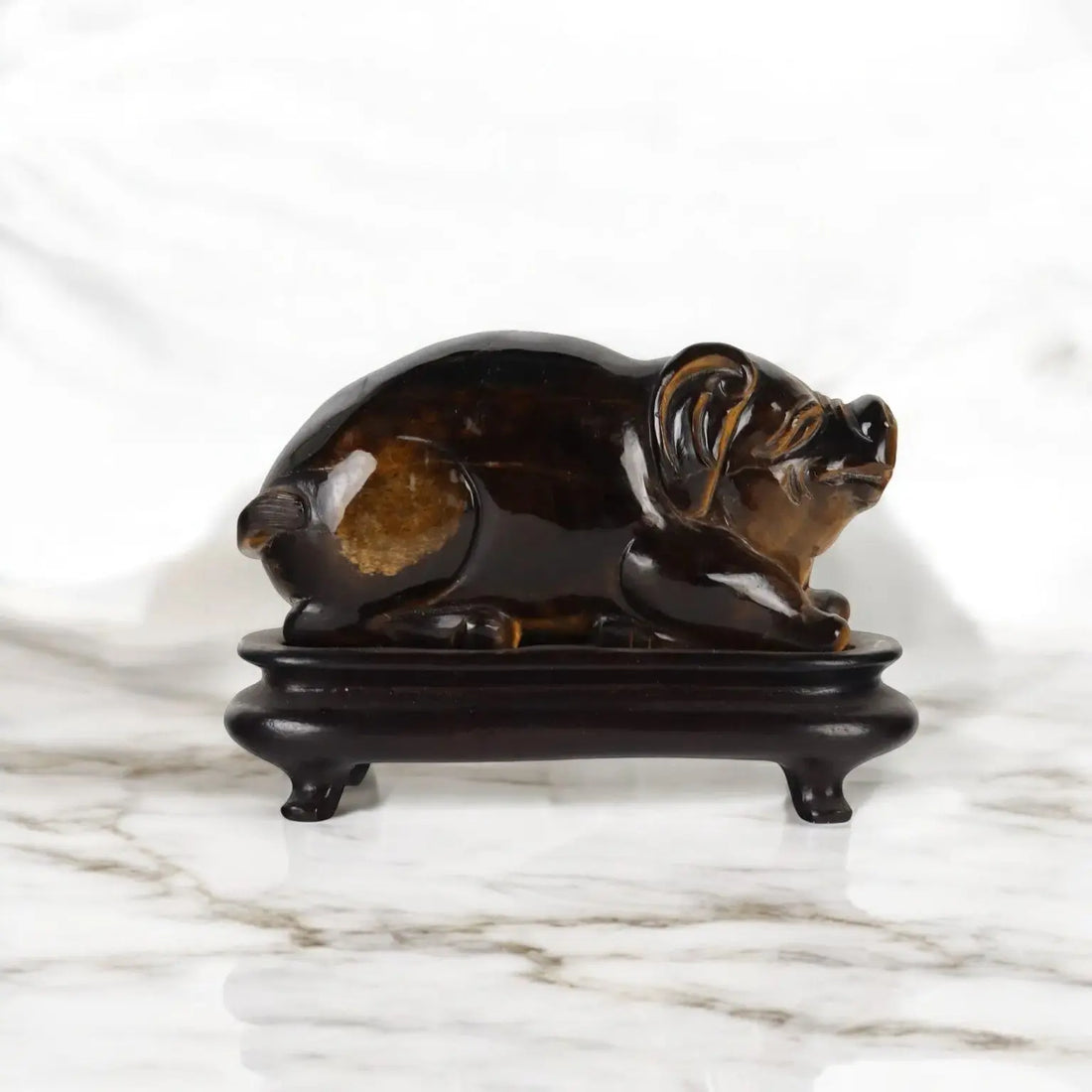 Pig Stone China XX Century | Antiques  Fancy Goods