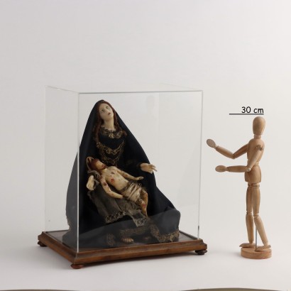 Our Lady of Sorrows with Christ in Wax