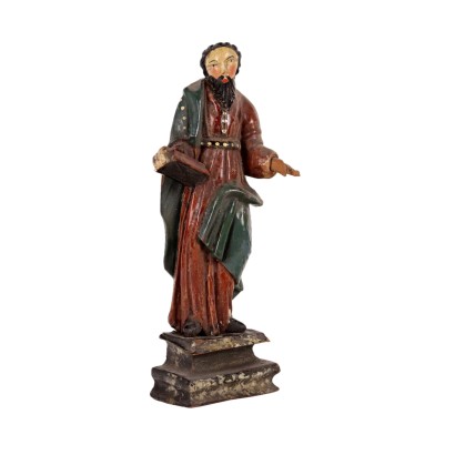 Saint Paul Carved Wood Statue
