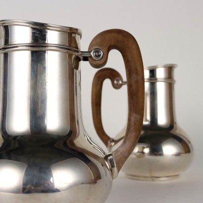Pair of Carafes in Silver Teghini F