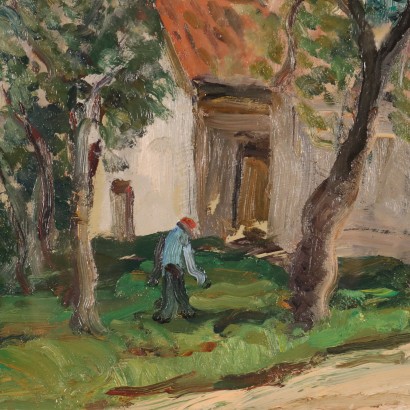 Painting by Giovanni Balansino,Road to Cervasca,Giovanni Balansino,Giovanni Balansino,Giovanni Balansino,Giovanni Balansino,Giovanni Balansino