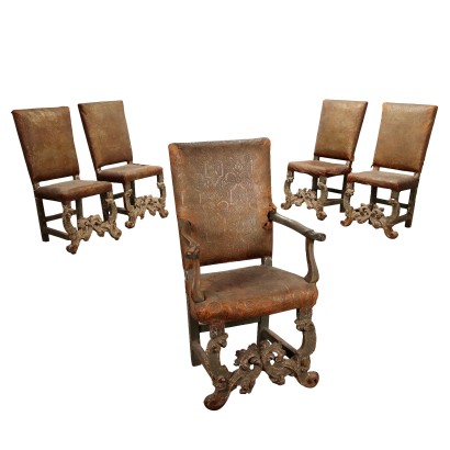 Baroque seating group