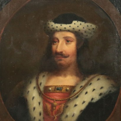 art, art italien, peinture italienne ancienne, Portrait d'un monarque écossais