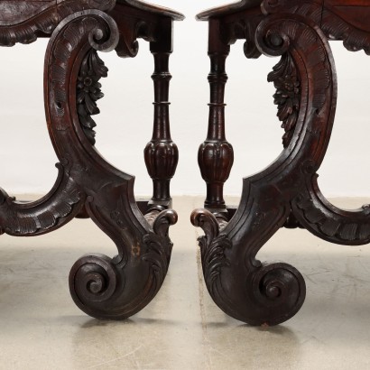 Pair of Lombard Baroque Consoles