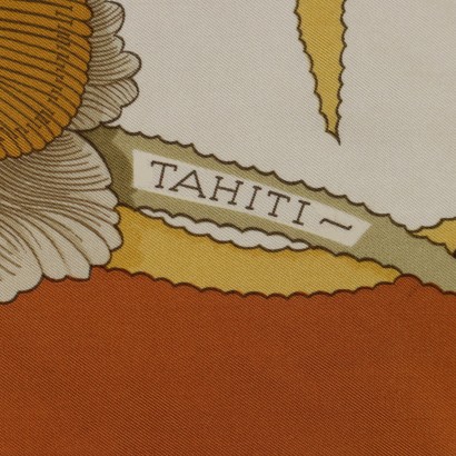 Hermès Vintage Tahiti Foulard